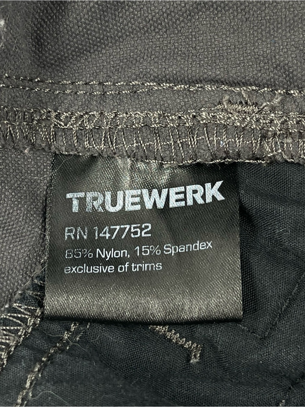 TRUEWERK T1 Women's Workpants Gray Zip Pockets Workwear Stretch Size 14 Long - Picture 7 of 13